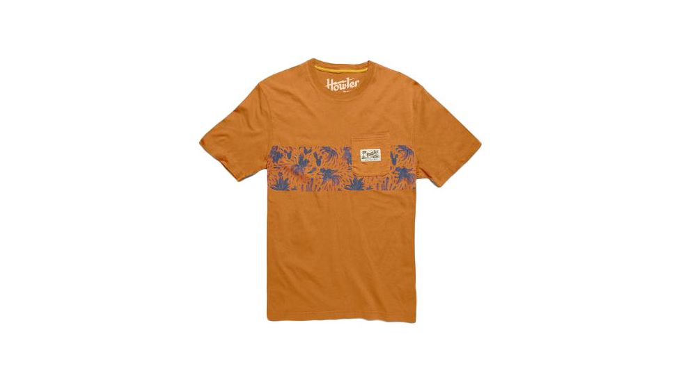 Howler Brothers Classic Pocket Tee - Mens, Gallos Stripe / Claypot, Medium, 110219S-GST-M
