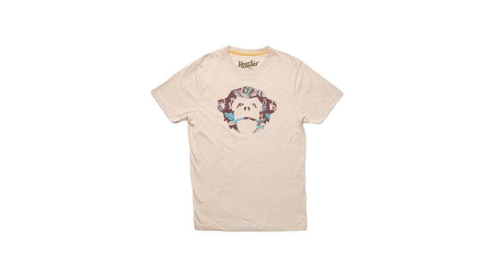 Howler Brothers El Mono Third Coast T Shirt - Mens, Cream, Large, 110919S-EMT-L
