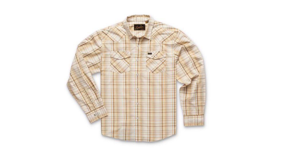 Howler Brothers H Bar B Long Sleeve Shirt - Mens, Panhandle Plaid/ Harvest, Medium, 125719F-PPH-M