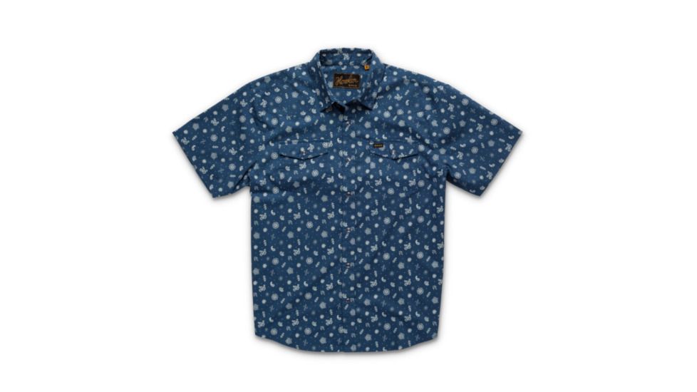 Howler Brothers H Bar B Snapshirt - Mens, Bandito Print/ Ink Blue, Small, 122219F-BPB-S
