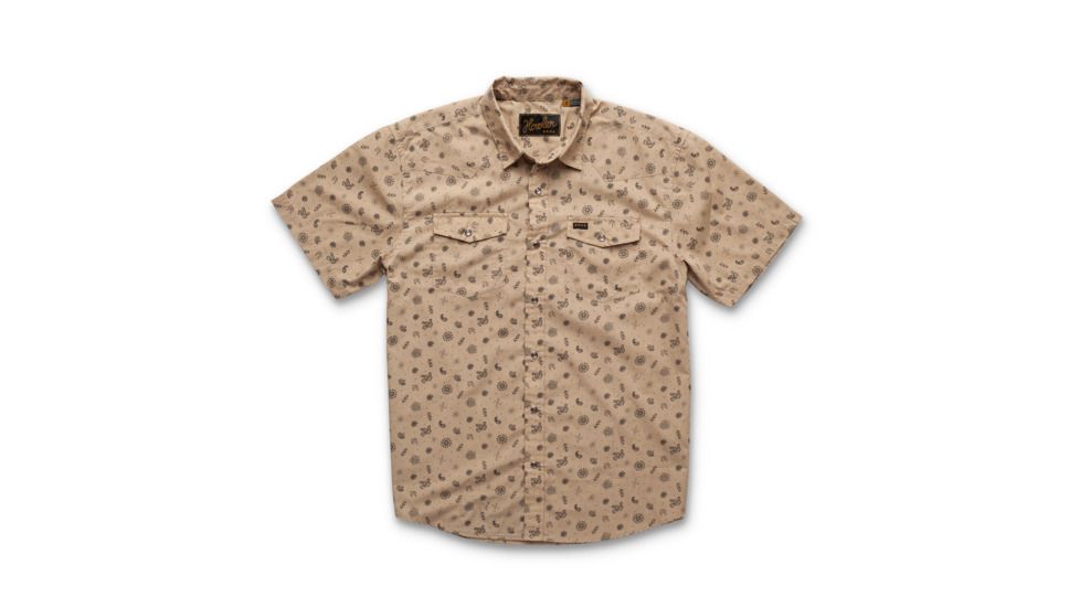 Howler Brothers H Bar B Snapshirt - Mens, Bandito Print/ Parchment, Large, 122219F-BPP-L