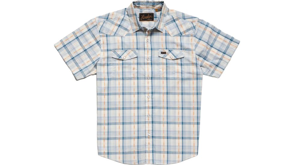 Howler Brothers H Bar B Snapshirt - Mens, Brooks Plaid /Creamy Blue, Extra Large, 122219S-BPB-XL