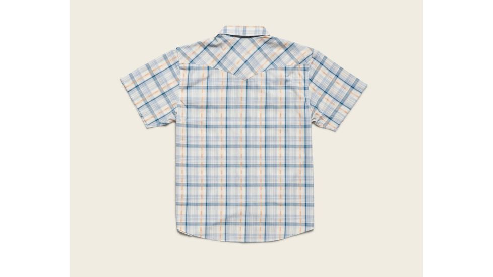 Howler Brothers H Bar B Snapshirt - Mens, Brooks Plaid /Creamy Blue, Extra Large, 122219S-BPB-XL