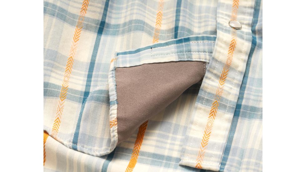 Howler Brothers H Bar B Snapshirt - Mens, Brooks Plaid /Creamy Blue, Extra Large, 122219S-BPB-XL