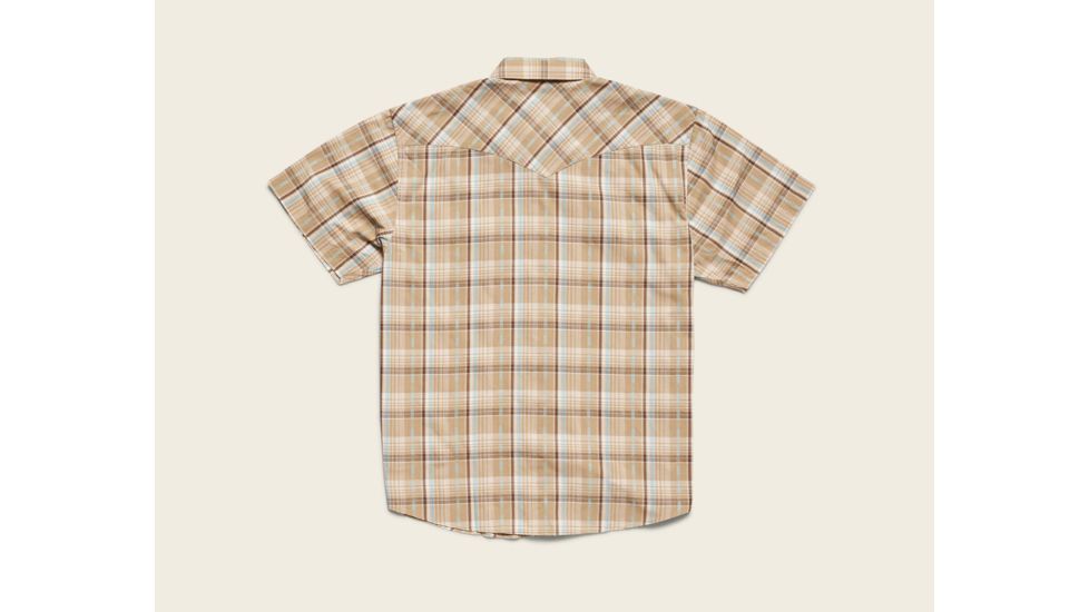 Howler Brothers H Bar B Snapshirt - Mens, Brooks Plaid /Fawn Tan, Extra Large, 122219S-BPT-XL
