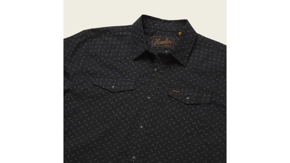 Howler Brothers H Bar B Snapshirt - Mens, Ellipsis Print/Licorice, S, 122220S-DPB-S