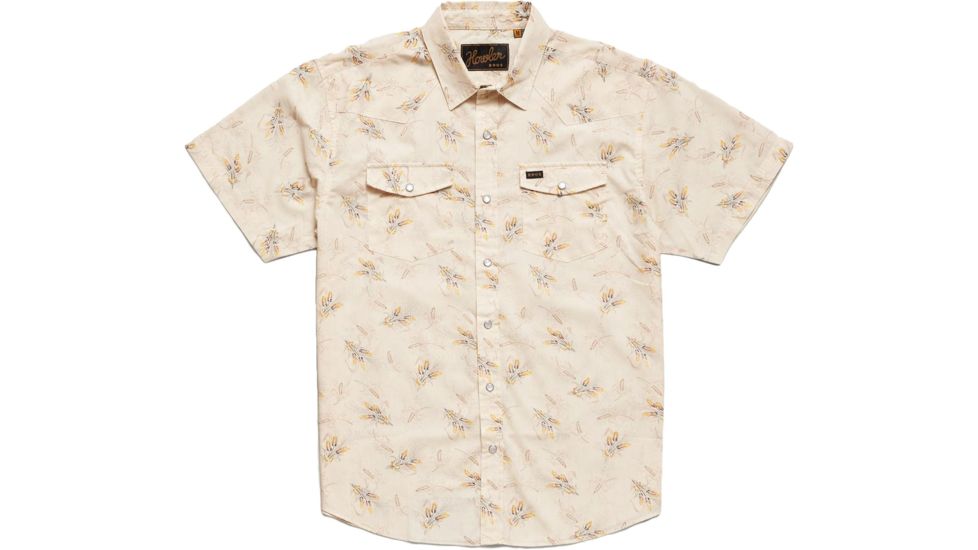 Howler Brothers H Bar B Snapshirt - Mens, Grainfields Print / Cereal, Large, 122219S-GPC-L
