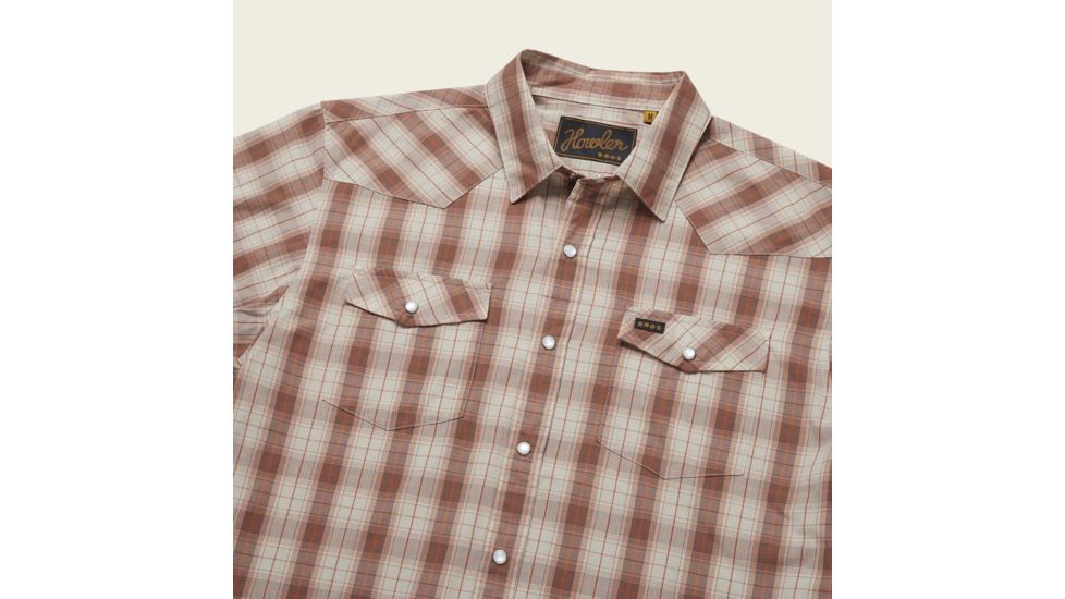 Howler Brothers H Bar B Snapshirt - Mens, Neches Plaid/River Blue, L, 122220S-NPS-L