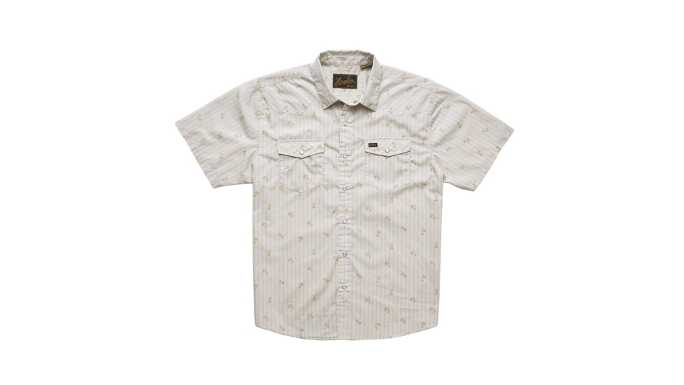 Howler Brothers H Bar B Snapshirt - Mens, Vintage Grid Floral/Medium White, L, 122220S-GFW-L