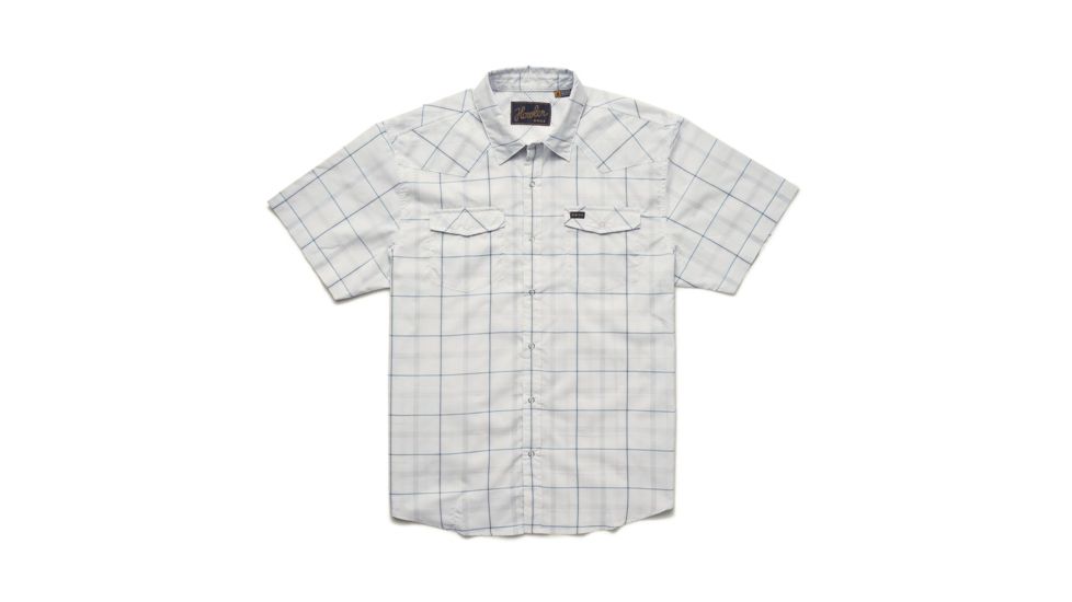 Howler Brothers H Bar B Tech Shirt - Mens, Portella Plaid/Eggshell, M, 123320S-MPW-M