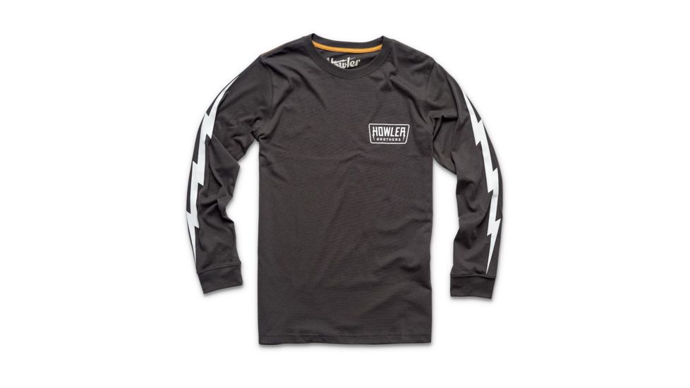 Howler Brothers Hi-Watt Longsleeve T-Shirt - Mens, Antique Black, Medium, 111219F-HWB-M