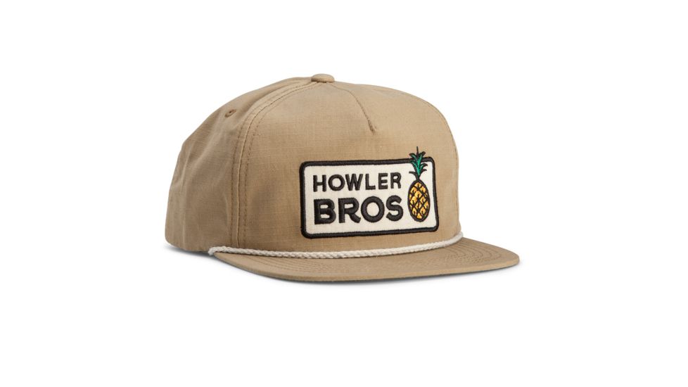 Howler Brothers Hospitality Snapback Hat - Mens, British Khaki, One Size, 160519F-HOS