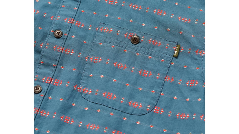 Howler Brothers Mansfield Shirt - Mens, Portals Dobby / Mid Blue, Large, 123519S-PDB-L