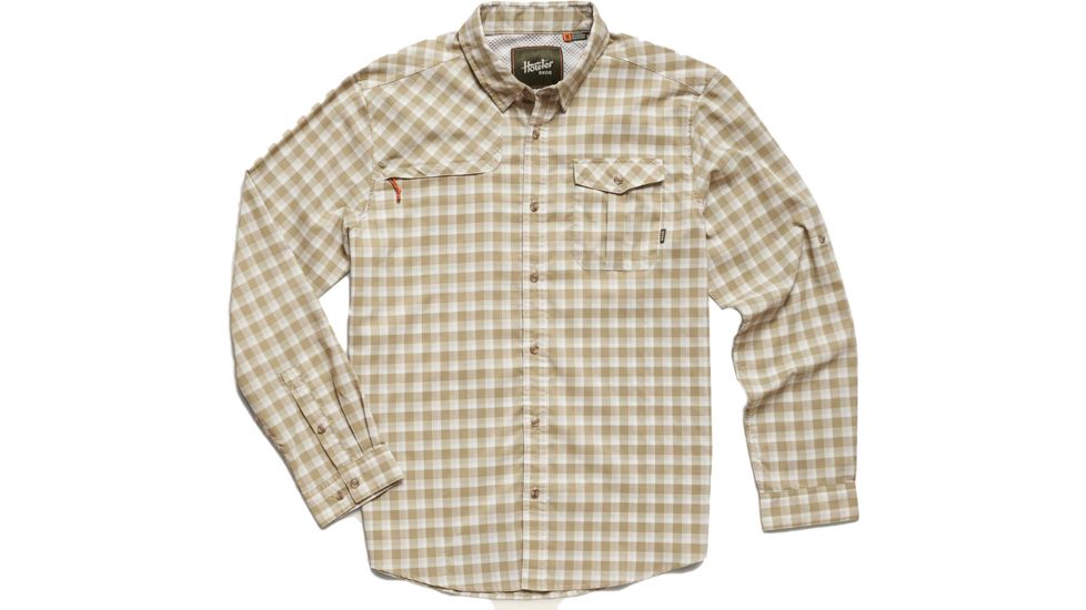 Howler Brothers Matagorda Shirt - Mens, Peninsula Plaid / Quill Green, Medium, 122419S-PPG-M