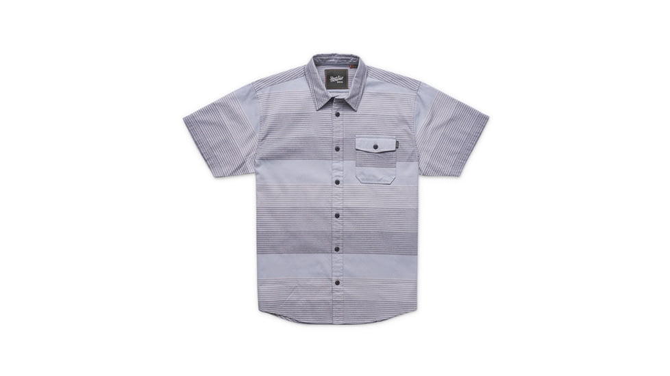 Howler Brothers San Gabriel Short Sleeve Shirt - Mens, Meridian Stripe/Avian Blue, S, 121620S-TSB-S