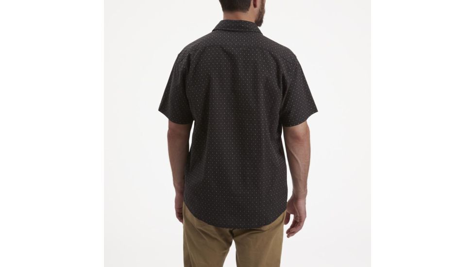Howler Brothers San Gabriel Short Sleeve Shirt - Mens, Zigzag Dobby/Antique Black, M, 121620S-ZZB-M