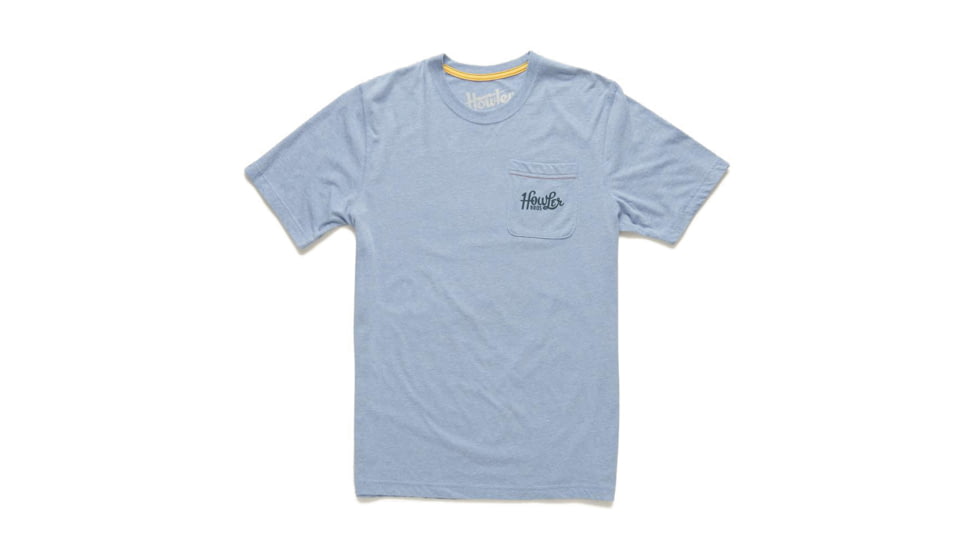 Howler Brothers Select Pocket T-Shirt - Mens, Howler Shapes/Blue Heather, S, 111020S-HSB-S