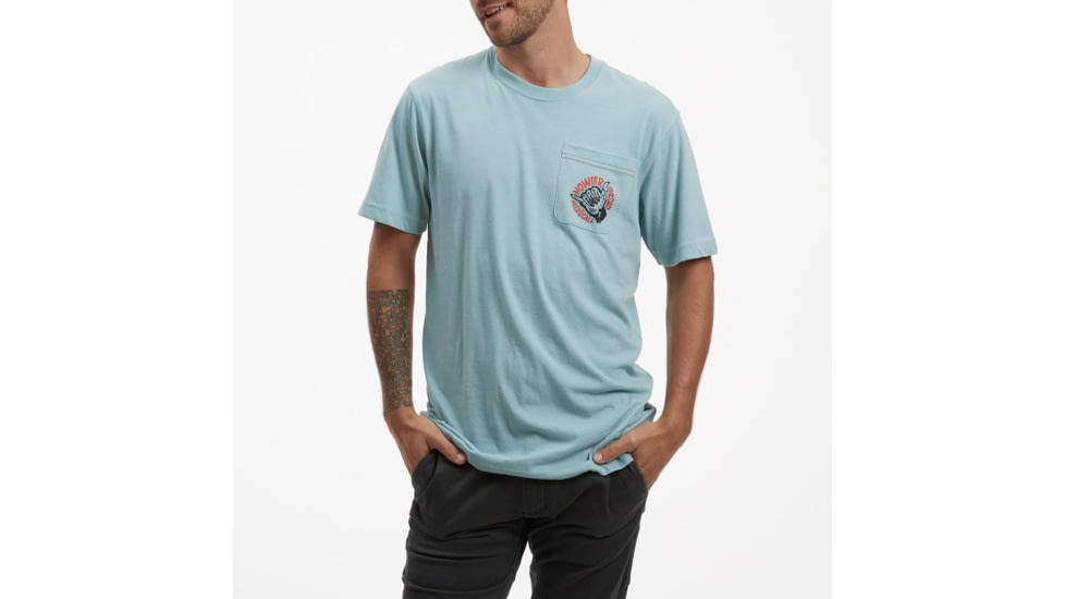 Howler Brothers Select Pocket T-Shirt - Mens, Shaka The Monkey/Seafoam, L, 111020S-MSS-L