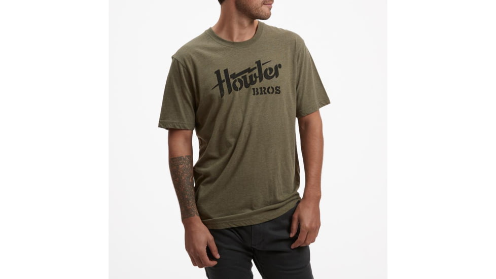 Howler Brothers Select T-Shirt - Mens, Howler Electric Stencil/Fatigue, L, 110920S-ESF-L