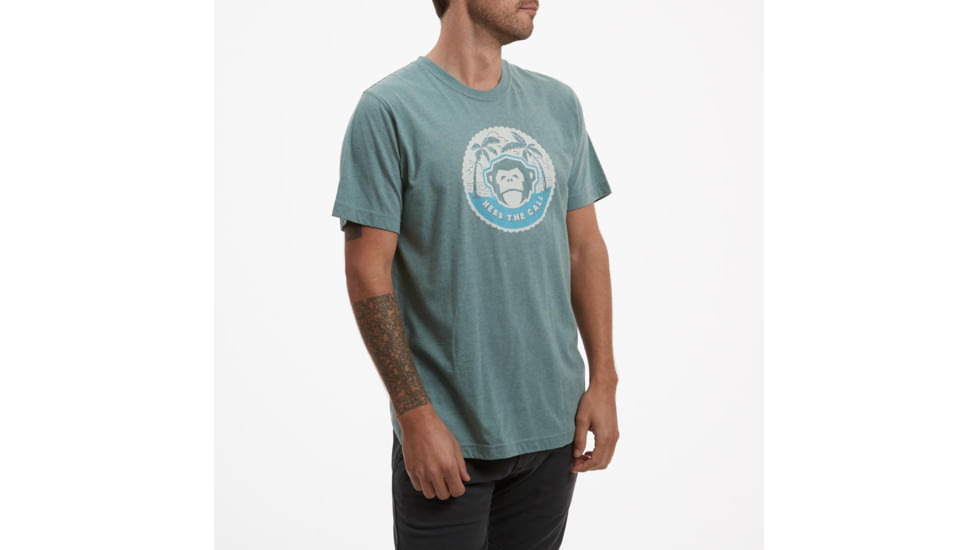 Howler Brothers Select T-Shirt - Mens, Mono Medallion/Faded Olive, M, 110920S-MMO-M
