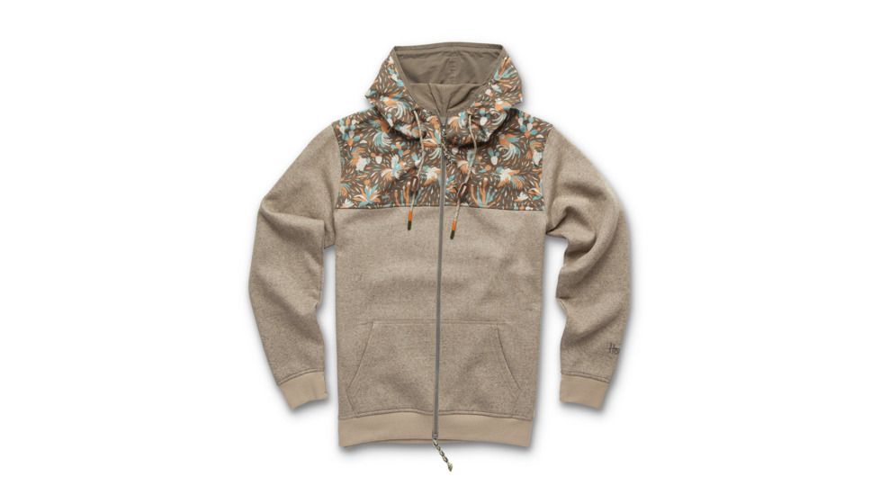 Howler Brothers Shaman Hoodie - Mens, Oatmeal/Gallos Galore, Small, 150619F-GAL-S
