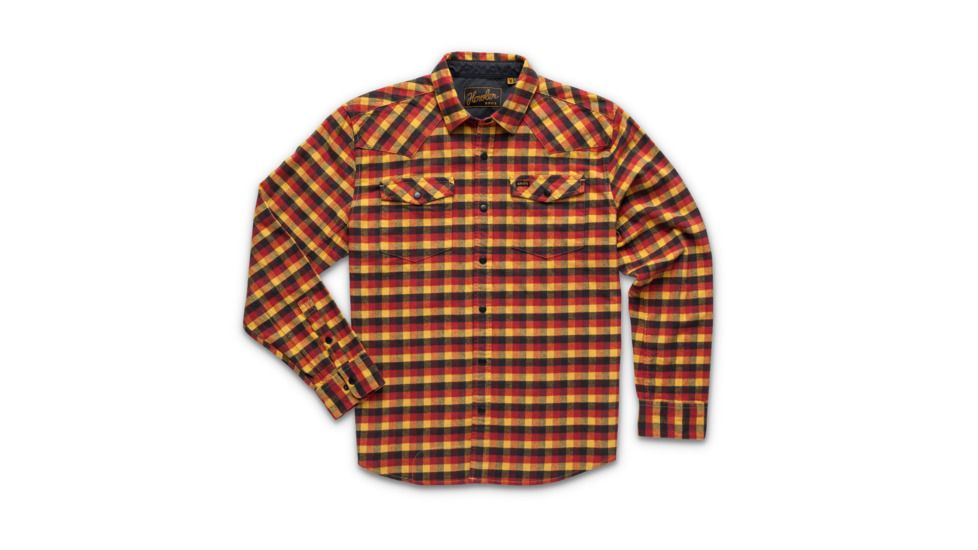 Howler Brothers Stockman Stretch Snapshirt - Mens, Pilgrim Plaid/ Mellow Gold, Medium, 125019F-PPG-M