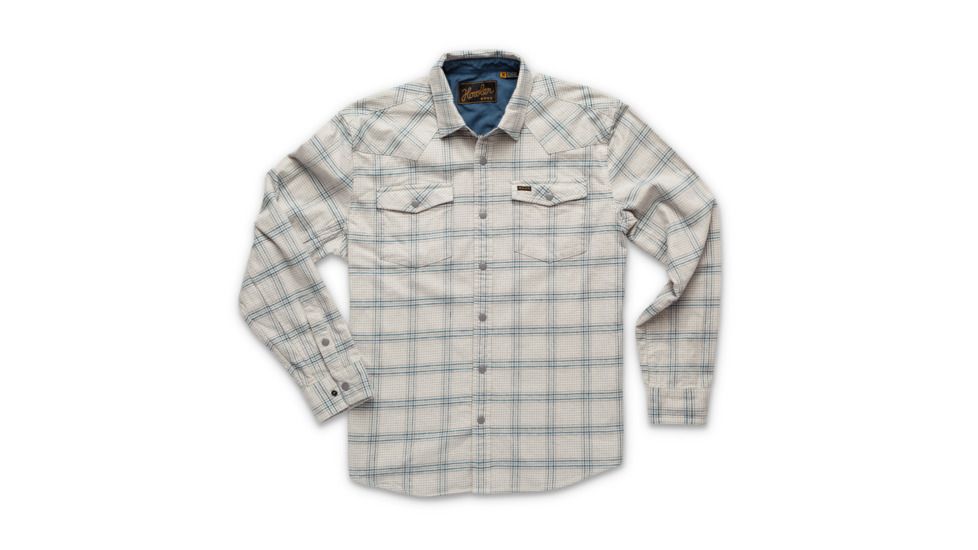 Howler Brothers Stockman Stretch Snapshirt - Mens, Vallance Plaid/ Eggshell, Large, 125019F-VPW-L