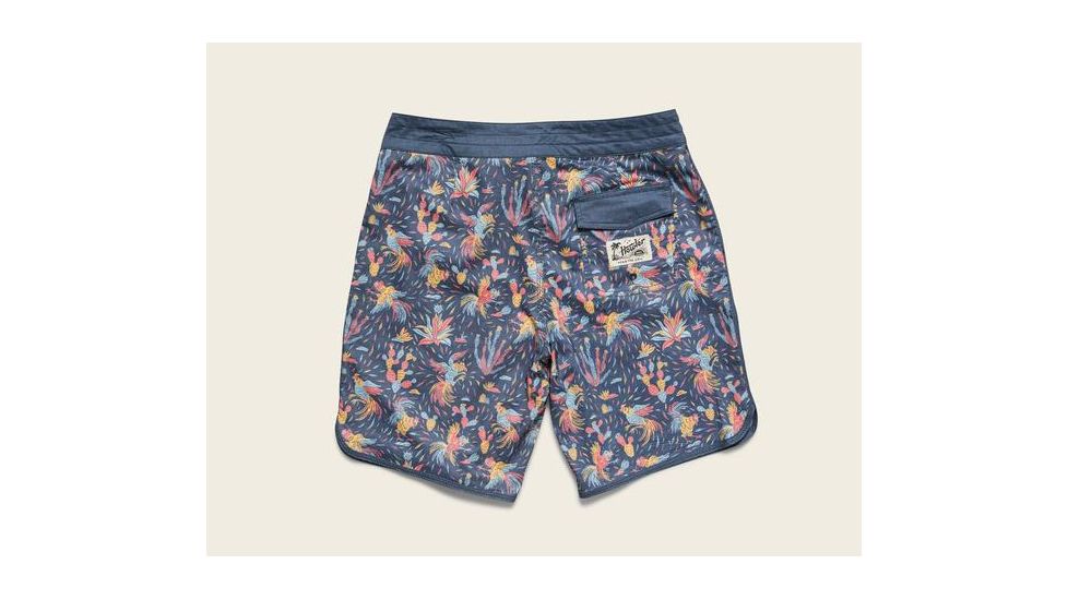 Howler Brothers Stretch Bruja Boardshort - Mens, Gallos Galore Print / Navy, 34, 131619S-GGN-34