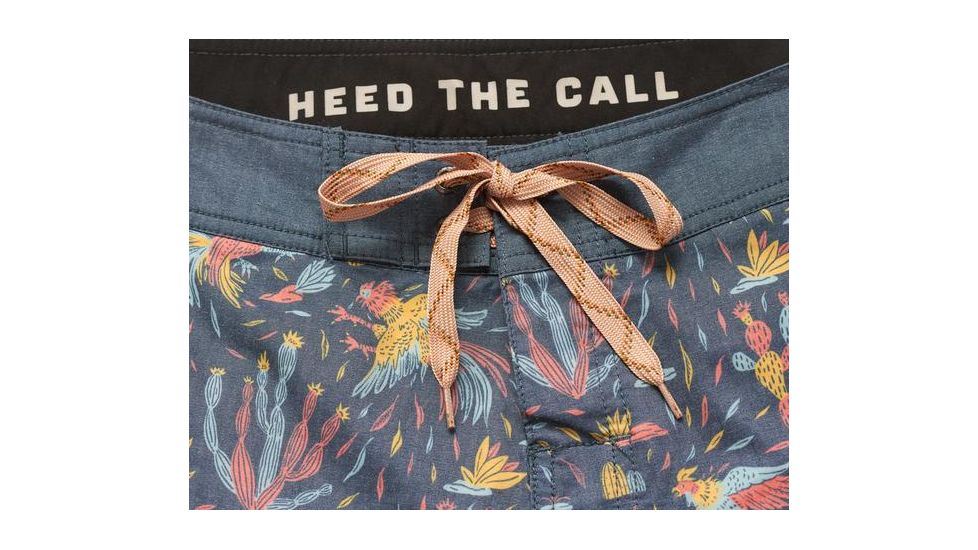 Howler Brothers Stretch Bruja Boardshort - Mens, Gallos Galore Print / Navy, 34, 131619S-GGN-34