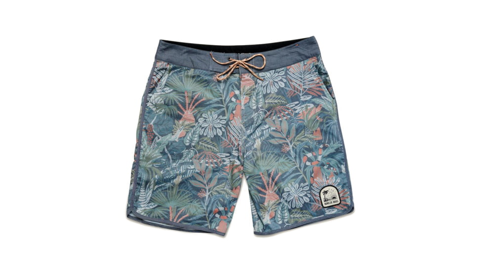 Howler Brothers Stretch Bruja Boardshort - Mens, Glades Print/Midnight Blue, 38, 131620S-GPS-38