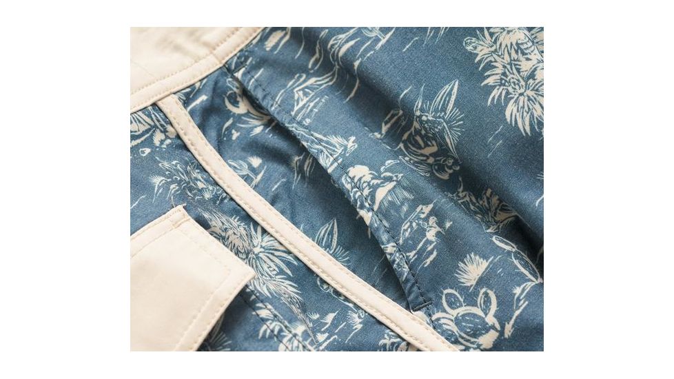 Howler Brothers Stretch Bruja Boardshort - Mens, Outpost Print / Chalk Blue, 35, 131619S-OPB-35
