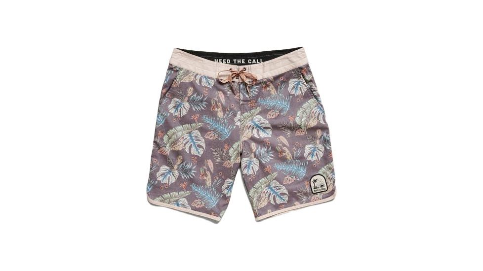 Howler Brothers Stretch Bruja Boardshort - Mens, Third Coast Print / Coffee, 32, 131619S-TCC-32