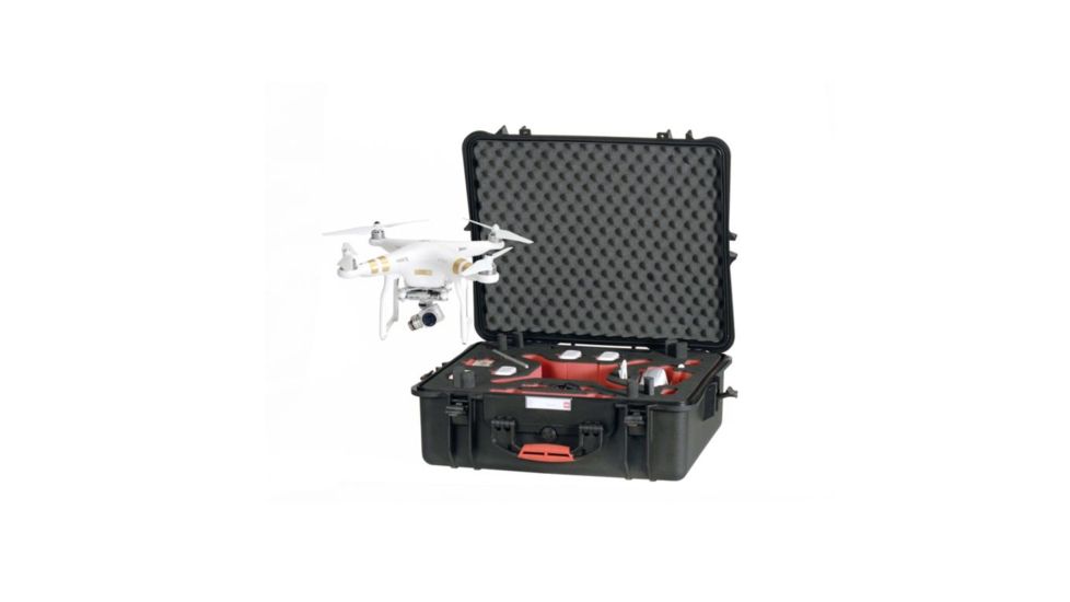 HPRC Plastic Case for DJI Phantom 3 with Pre-Cut Foam, Case only, Black PHA3-2700-01