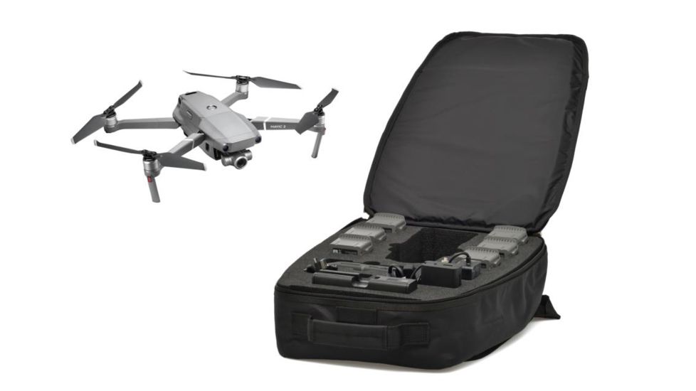 HPRC Soft Backpack w/ Cubed Foam for DJI Mavic 2 Pro/ Zoom, Black, 19.61 x 14.57 x 7.28 in MAVBAG35-02