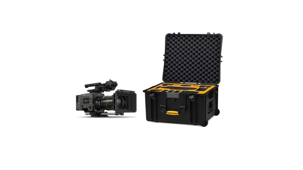 HPRC Wheeled Hard Case w/ Foam for Sony Venice, Black, 24.41 x 20.47 x 13.78 in VEN2730W-01