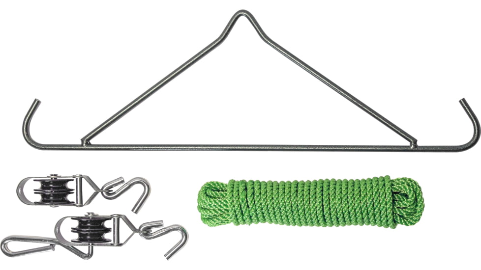 HQ Outfitters Gambrel and Gambrel and Hoist and Pulley Lift System, 600 LB, HQ-GAMHT