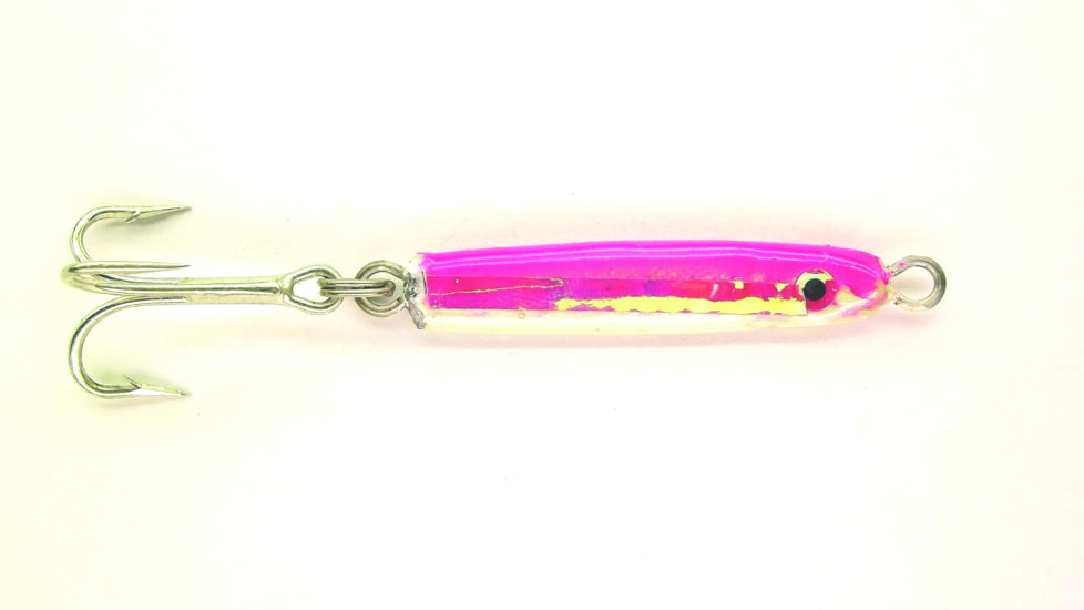HR Tackle Painted Stingsilver Jig, 1/2 oz, Pink Pearl Silverside, 1526PS