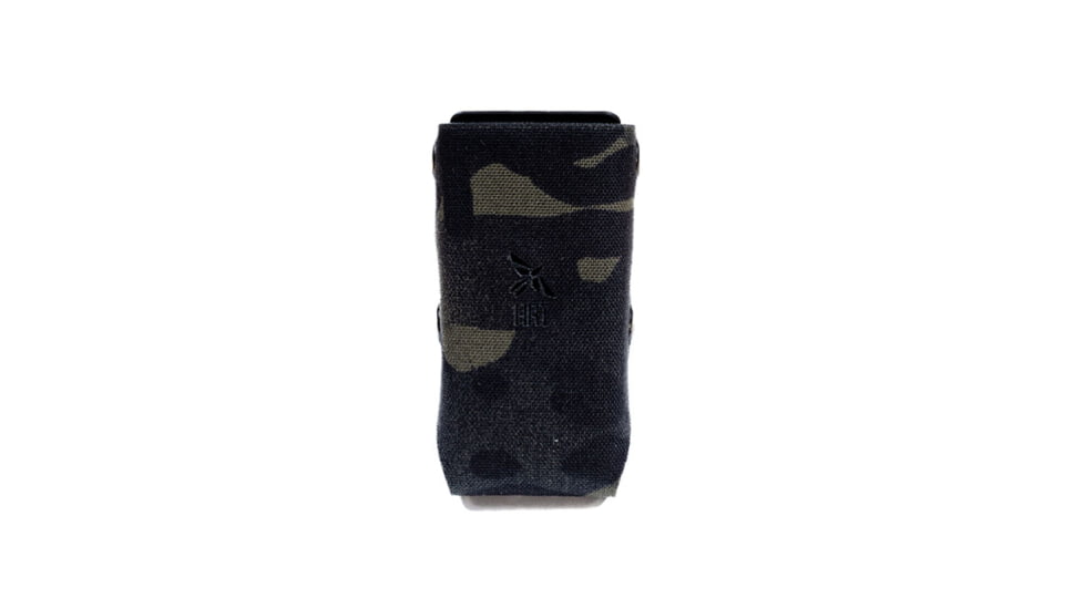 HRT Tactical Gear Laser Cut Pistol Magazine Pouch, Multicam Black, HRT-PHLCMP-GL-MB