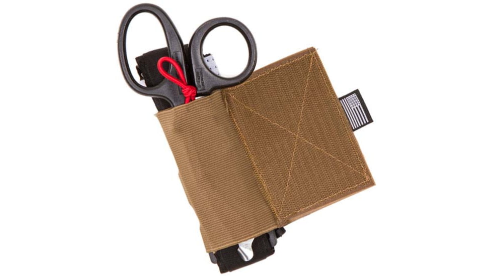 HRT Tactical Gear Tourniquet Pouch V2, Coyote Brown, One Size, HRT-DHTNQ2-AA-CB