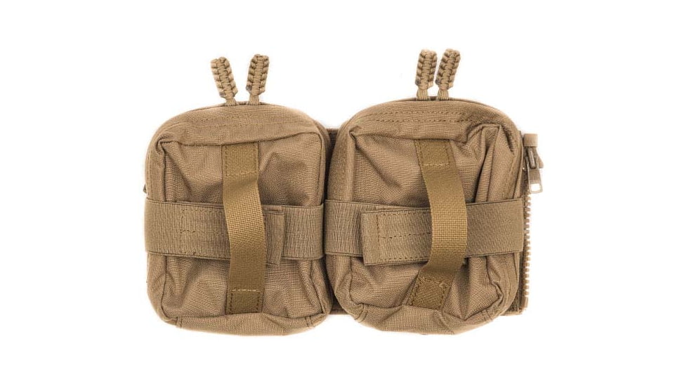 HRT Tactical Gear Dual Removable GP Zip-On Panel, Coyote Brown, HRT-ZPGP02-AA-CB