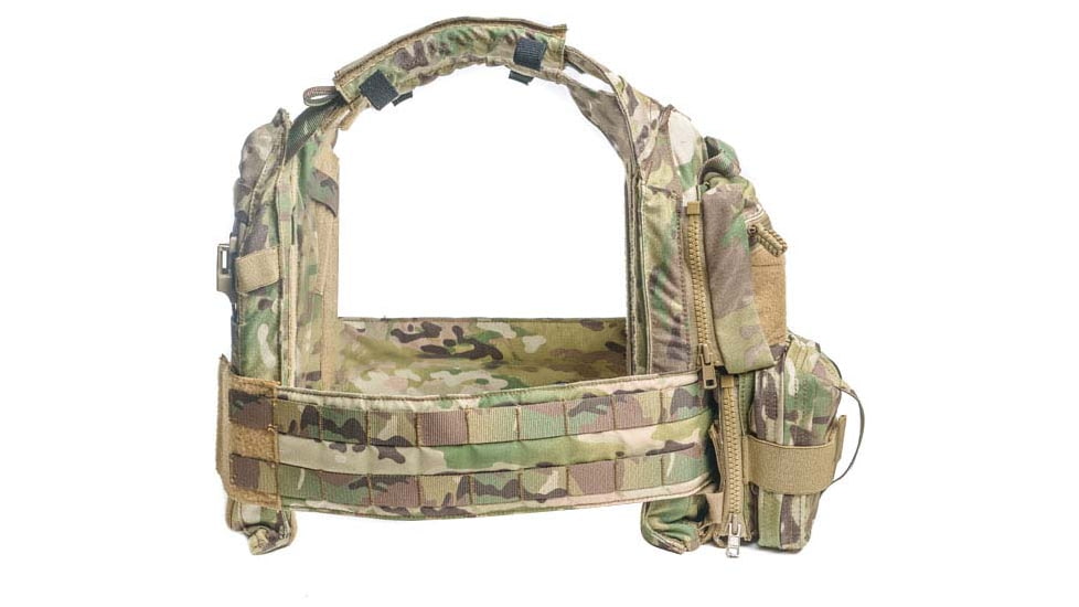 HRT Tactical Gear Zip-On Dual Removable GP Pouches, Multicam, One Size, HRT-ZPGP02-AA-MC