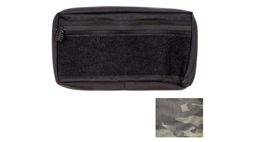 HRT Tactical Gear General Purpose  Zip-on Panel, Multicam Black, HRT-ZPGP01-AA-MB