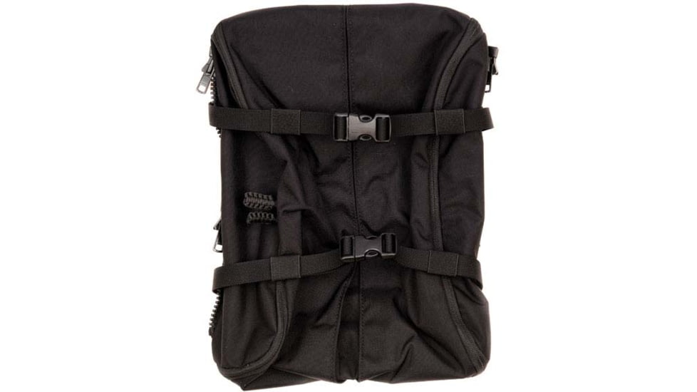 HRT Tactical Gear Medium Zip-on Pack, Black, Medium, HRT-ZPHP01-AA-BK