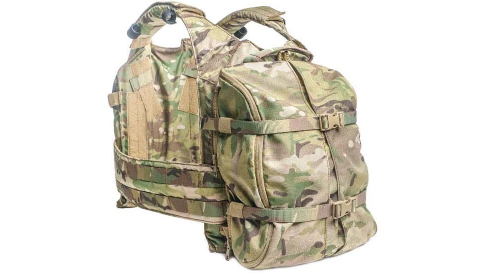 HRT Tactical Gear Zip-On Medium Pack, Multicam, One Size, HRT-ZPHP01-AA-MC