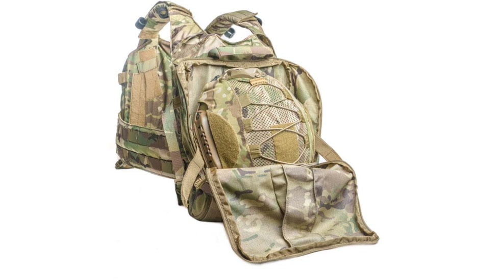 HRT Tactical Gear Zip-On Medium Pack, Multicam, One Size, HRT-ZPHP01-AA-MC