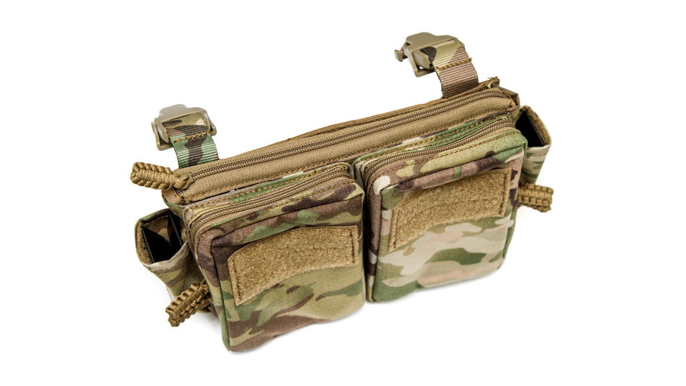 HRT Tactical Gear Zipper Pocket Maximus Insert, Coyote Brown, One Size, HRT-FPMXZP-AA-CB