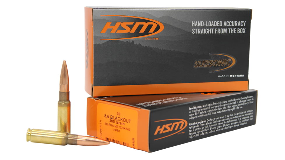 HSM 86BLK1N 8.6BLK 300GR SHPBT 20/25