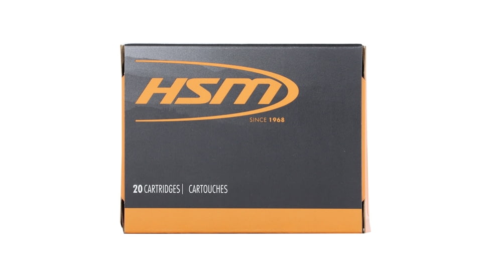 HSM Ammunition .41 Remington Magnum 210 Grain Jacketed Hollow Point Brass Cased Rifle Ammo, 20 Rounds, 20BX/CS, 41-2-N20