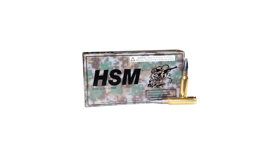 Hsm Ammunition Hsm Ammo Subsonic .308 Win. 175gr. Hpbt 20-pack