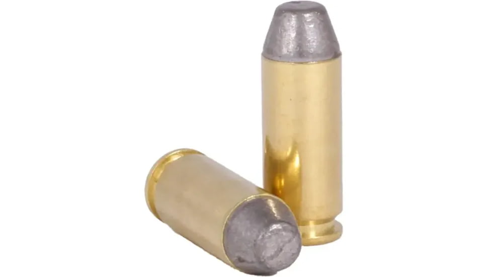 HSM Ammunition Subsonic .45 Long Colt 400 Grain Flat Nose Brass Cased Rifle Ammo, 20 Rounds, 20BX/CS, 45C-10-N